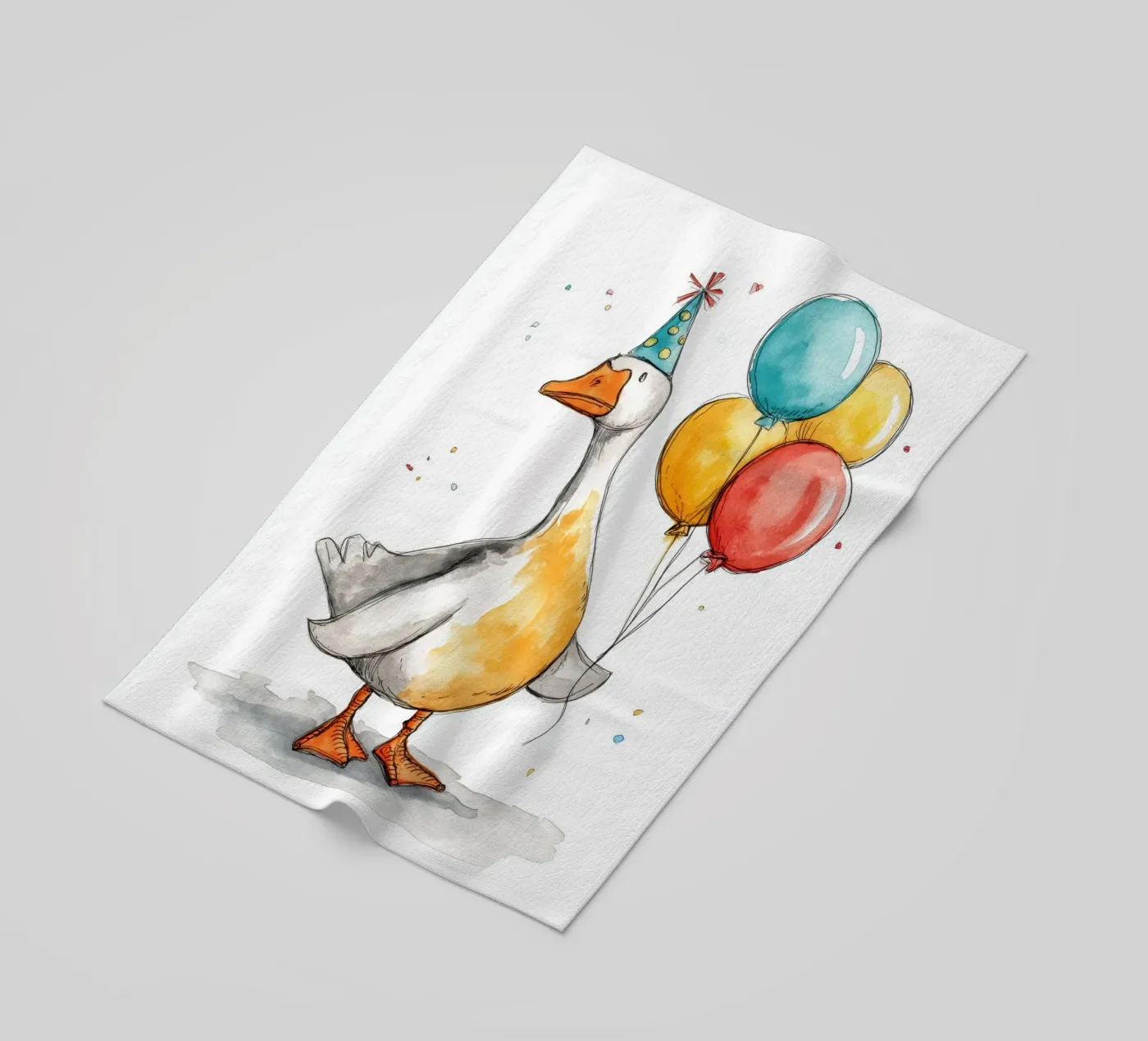 Gans Strandtuch von Pictura