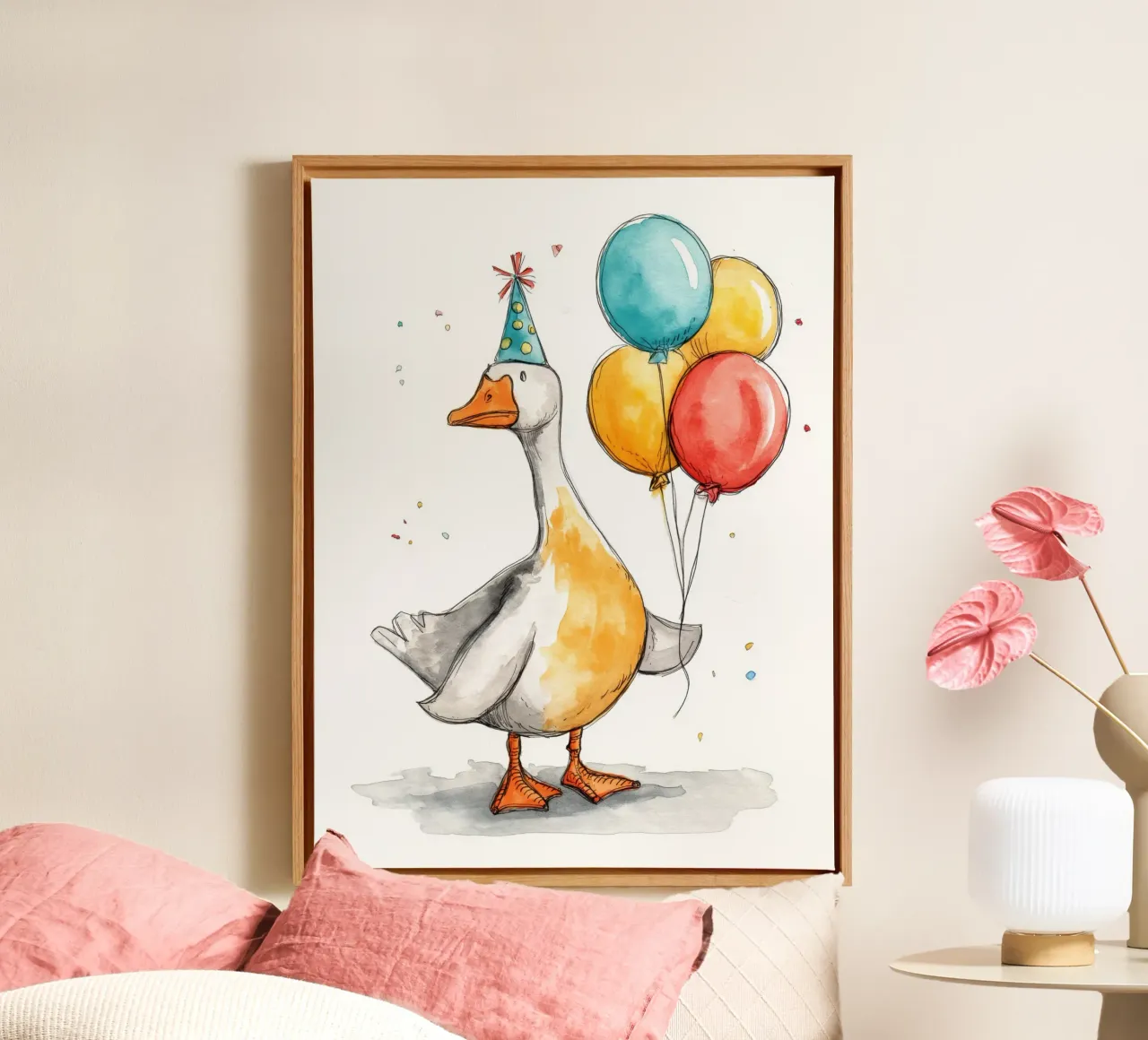 Gans canvas van Pictura