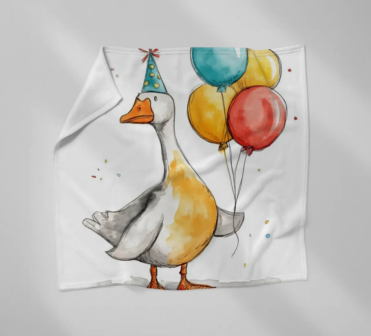 Gans fleecedeken van Pictura