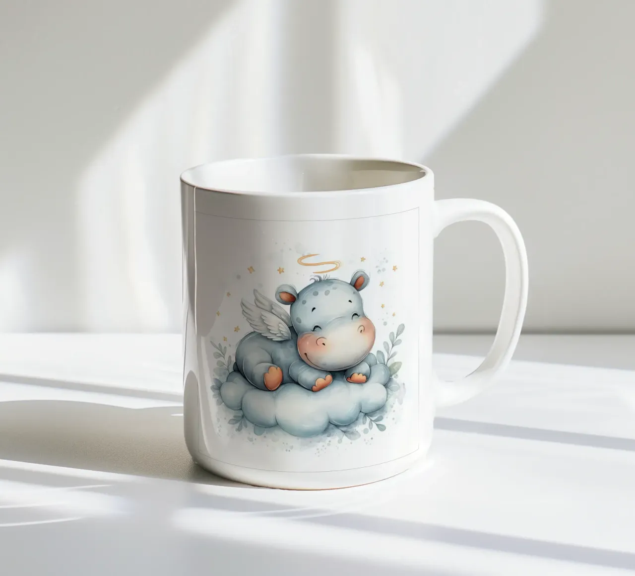 Hipo su una nuvola tazza in ceramica da Pictura