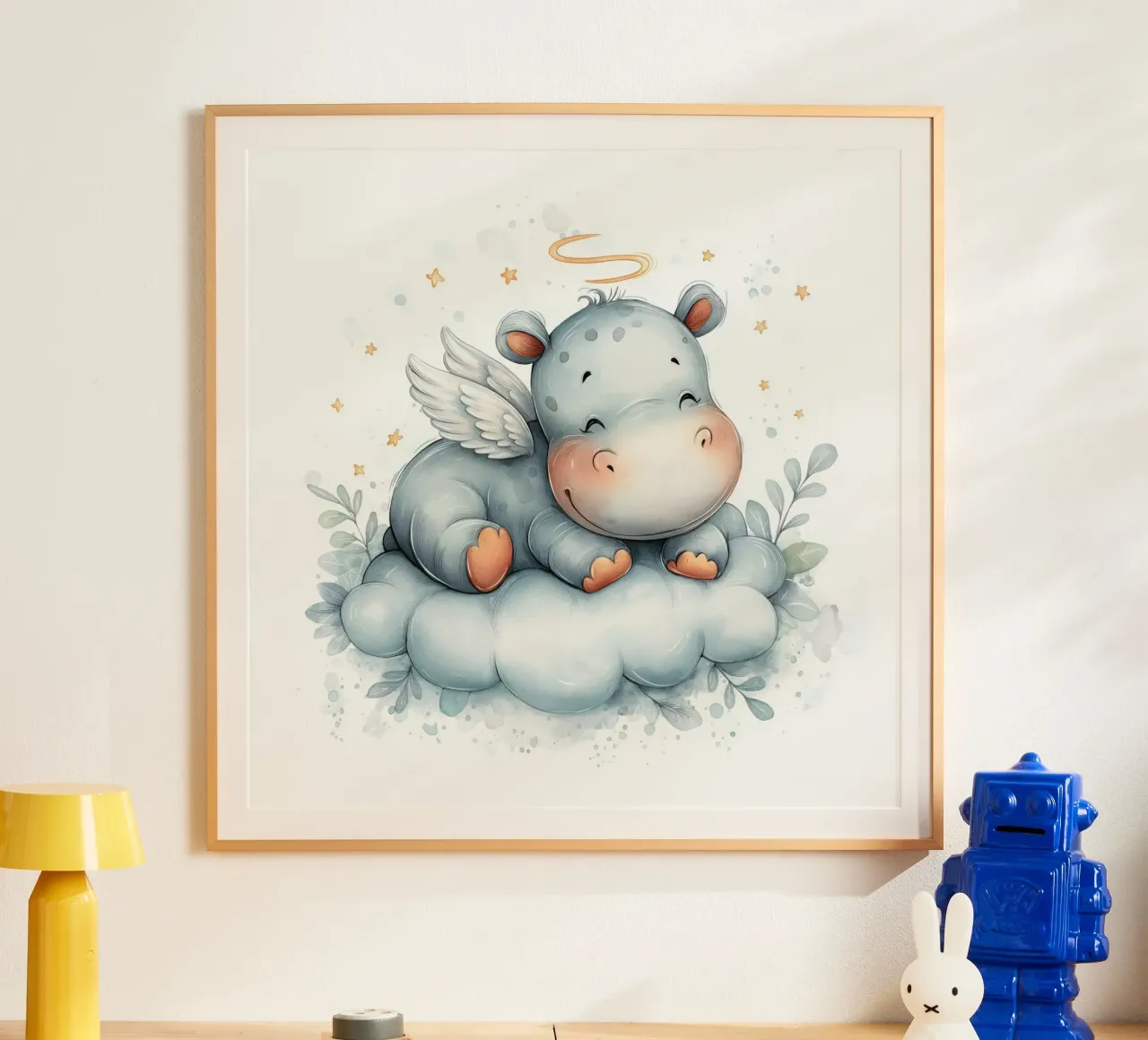 Hipo su una nuvola poster da Pictura