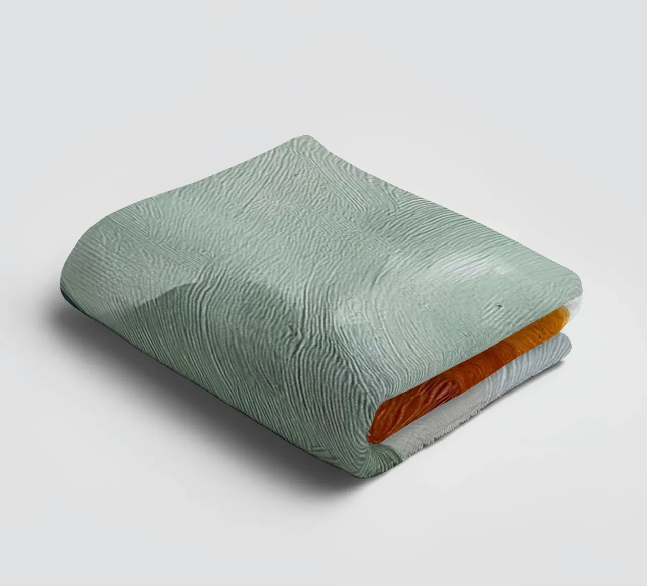 Zachte overlapping in aardetinten Abstracte kunst badhanddoek van Artbyvo