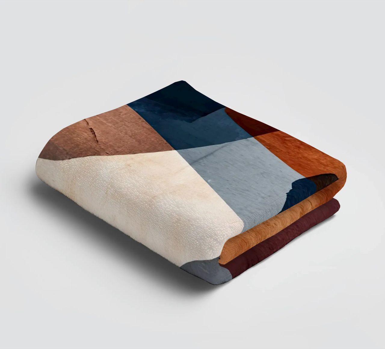 Bold Color Forms on Concrete Texture Background towel by Artbyvo