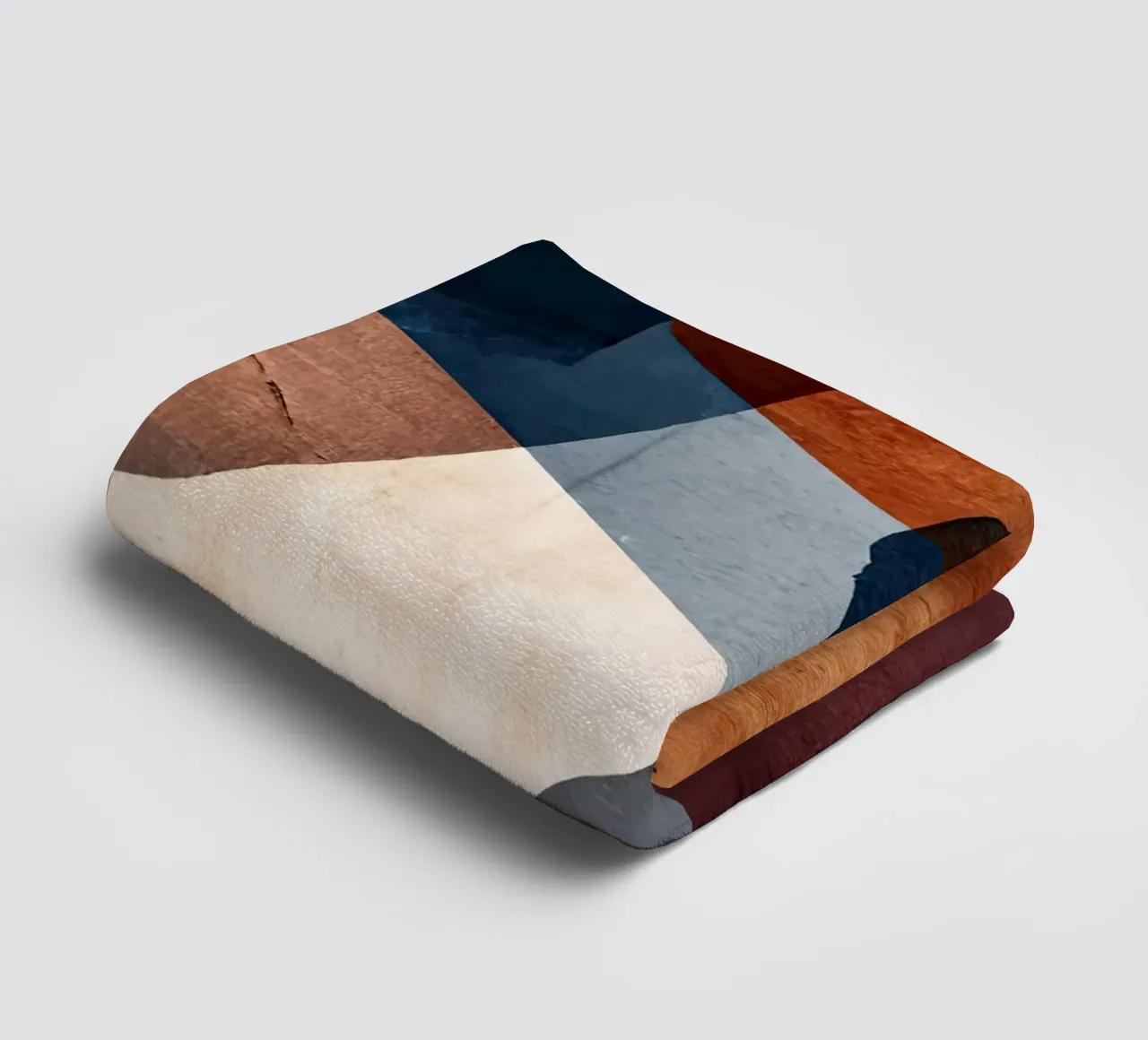 Bold Color Forms on Concrete Texture Background towel by Artbyvo
