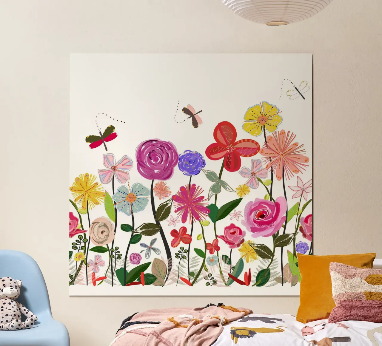 Fiori di prato in primavera carta hahnemühle da gulsengunel