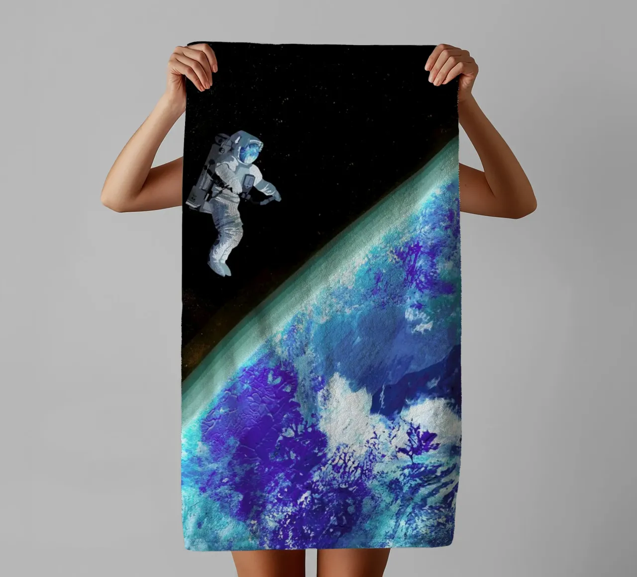 Spacewalk asciugamano da bagno da Goed Blauw