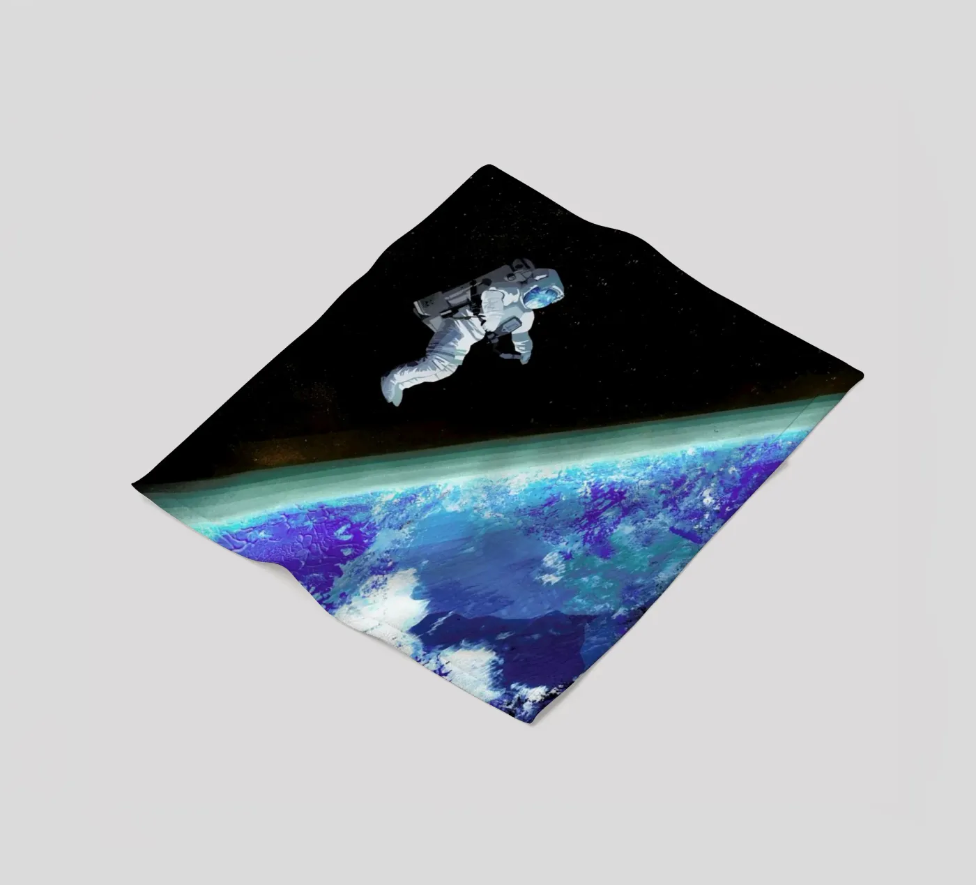 Spacewalk Fleecedecke von Goed Blauw