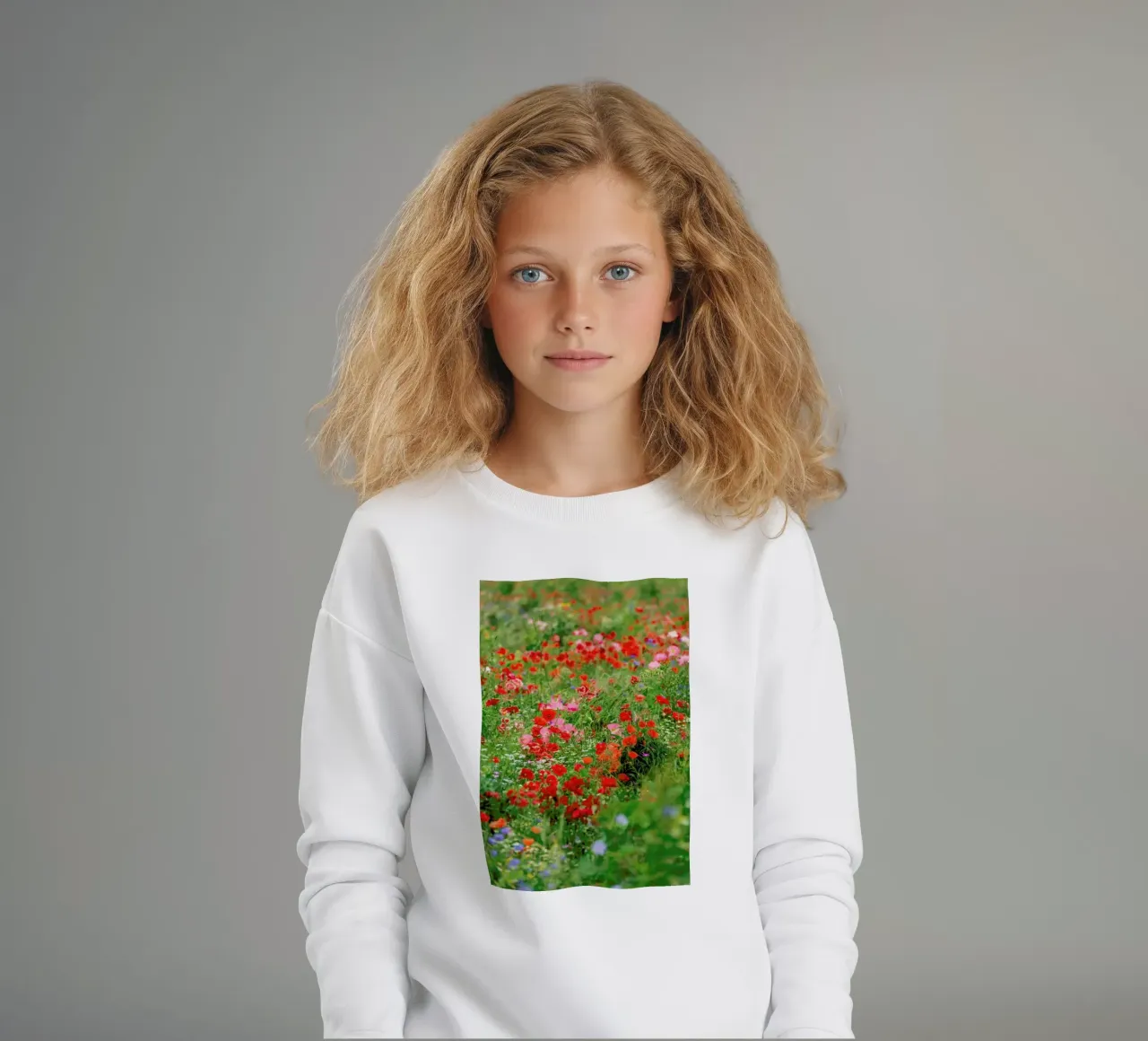 Poppyfield kinder sweatshirt van Curious Collections by Marielle Leenders