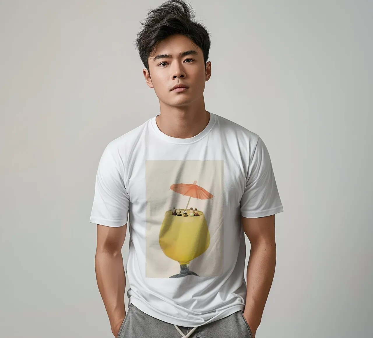 Holiday In A Glass 2 t-shirt da Maarten Léon