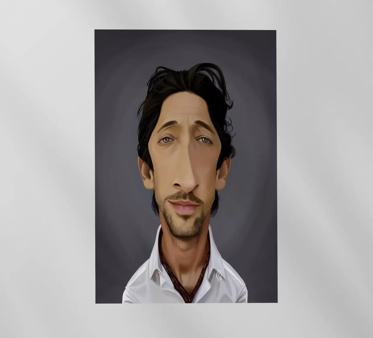 Adrien Brody pellicola backlit da Rob Art | Illustration