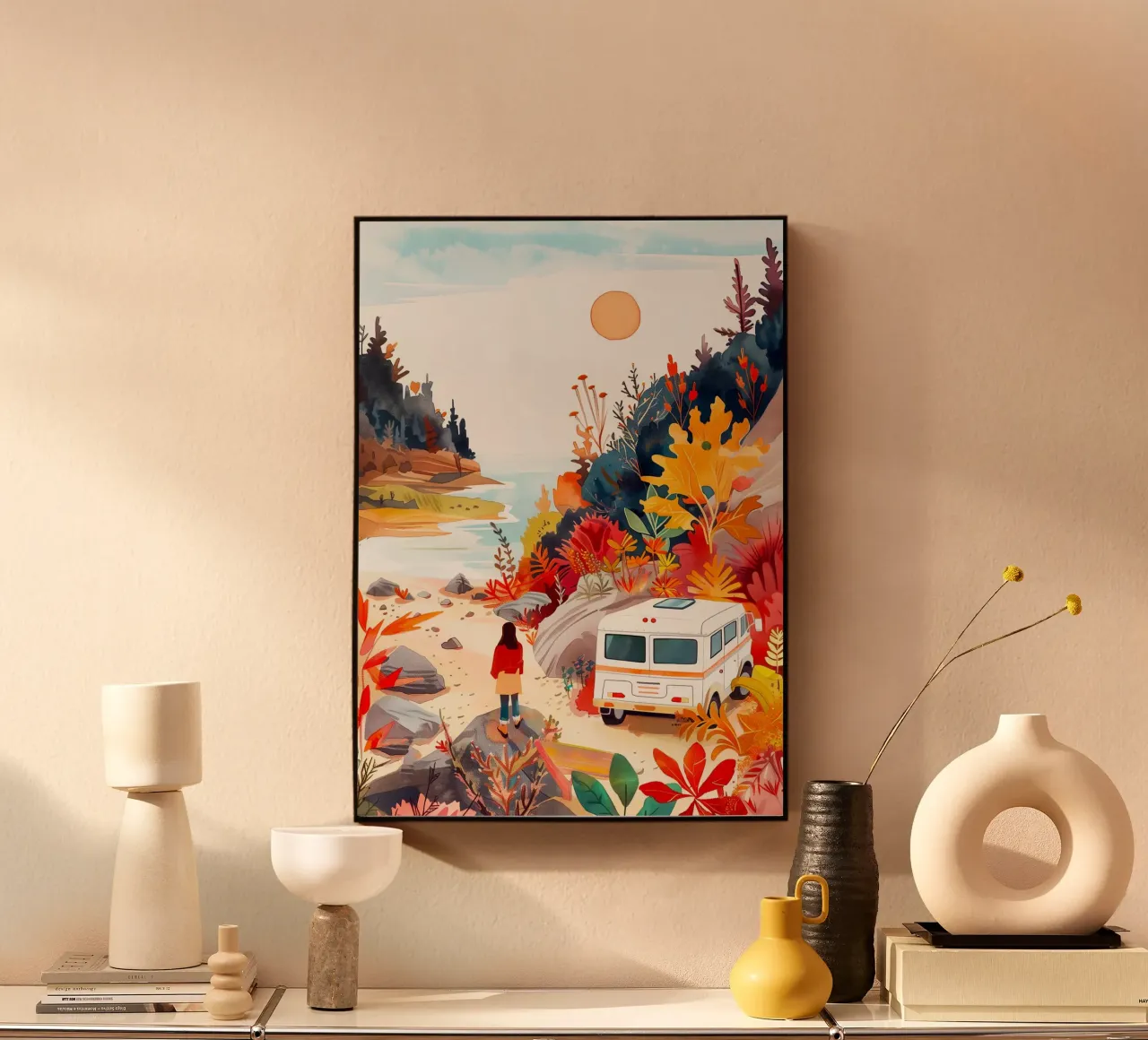 Reisemobil Acryl-Glas von Justyna Jaszke JBJart