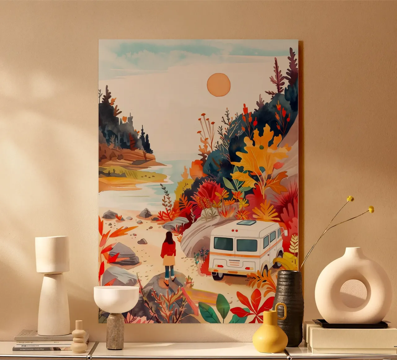 Reisemobil Acryl-Glas von Justyna Jaszke JBJart