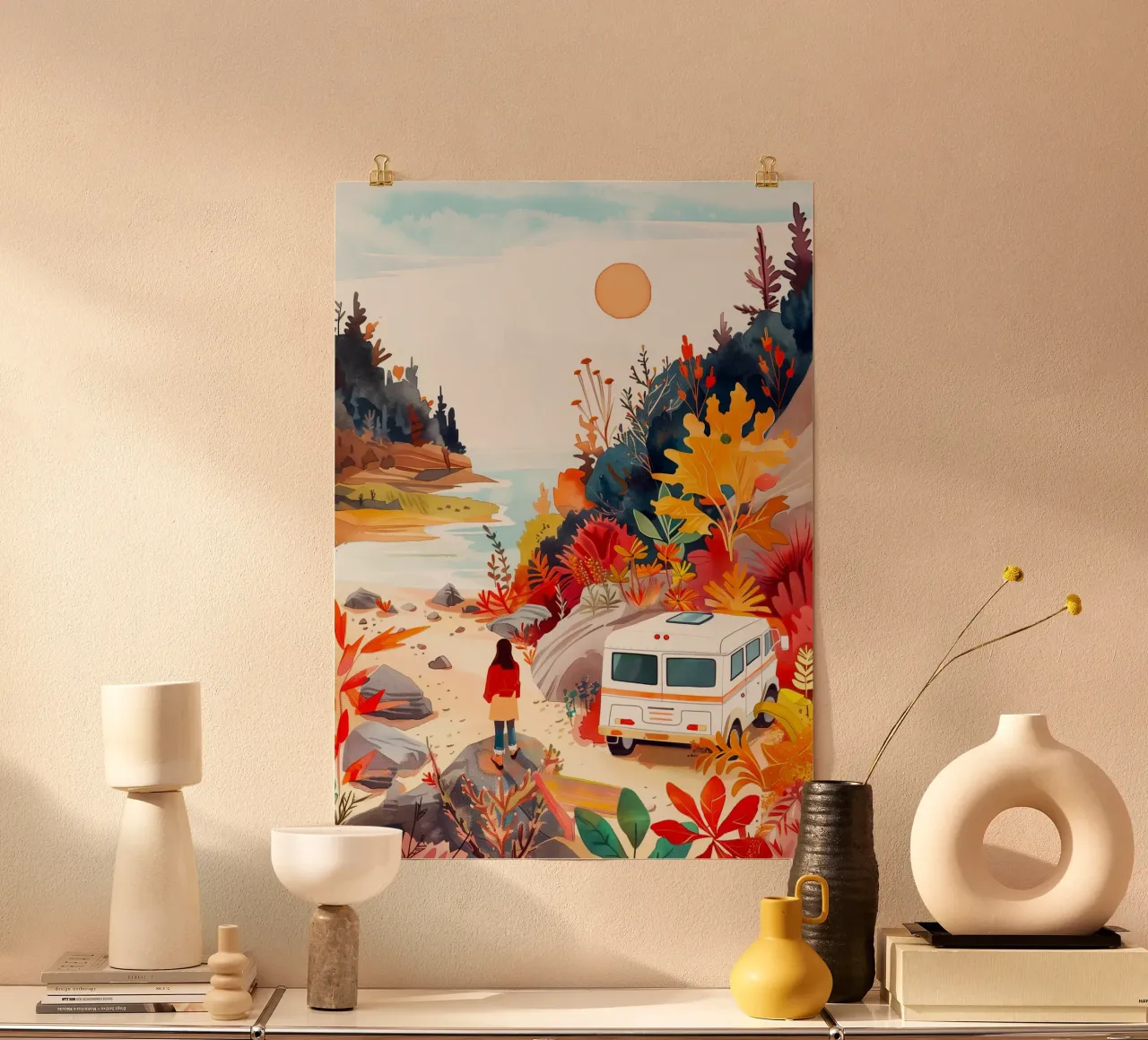 Campervan carta hahnemühle da Justyna Jaszke JBJart
