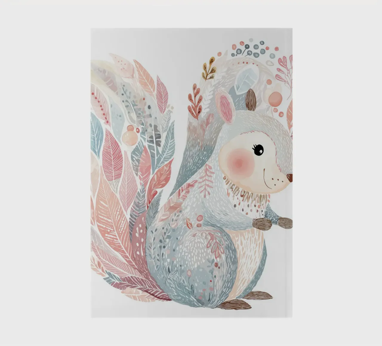 Squirrel for the nursery notebook by Pictura