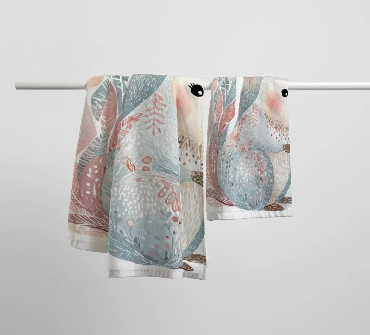 Squirrel for the nursery towel by Pictura