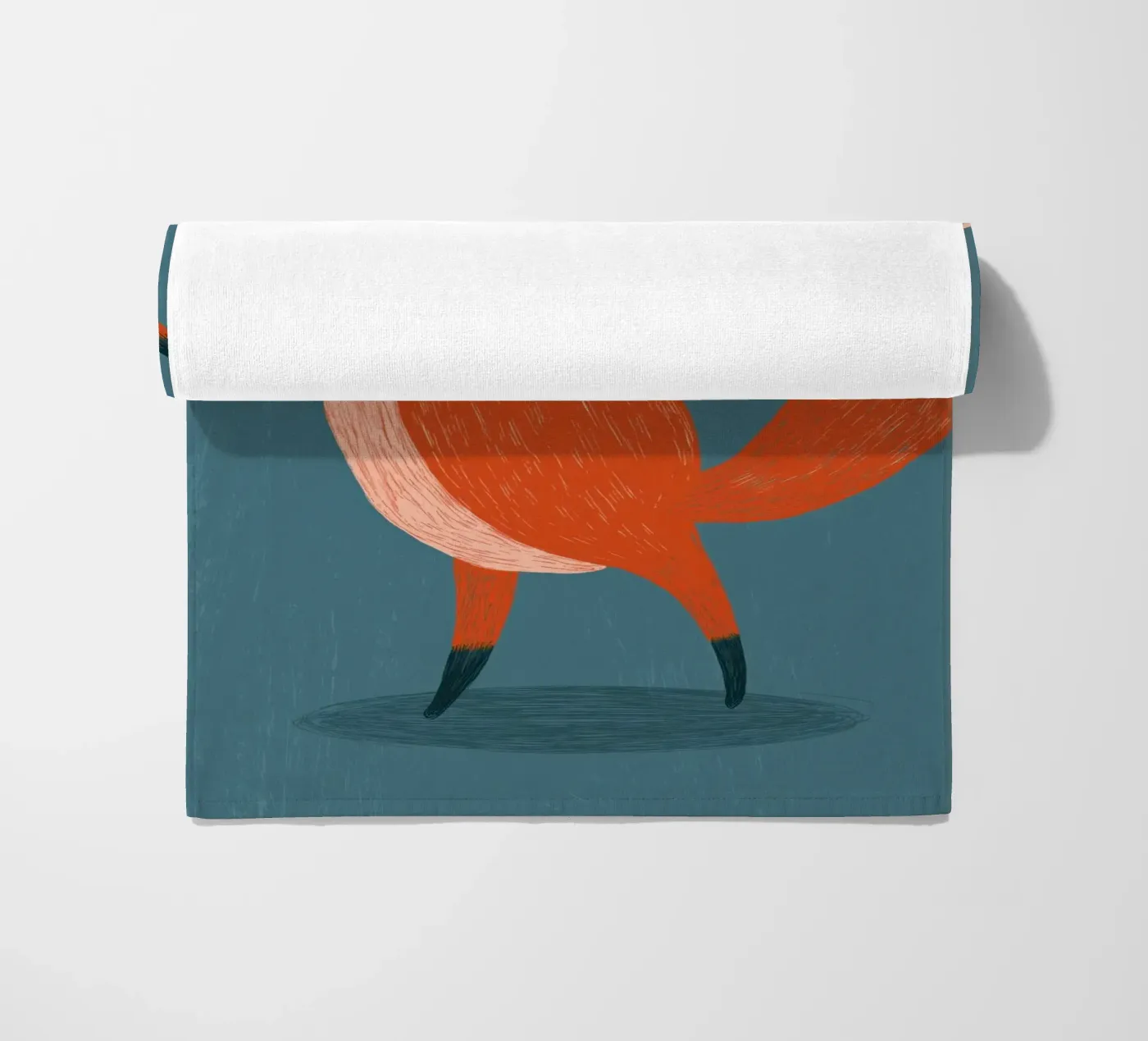 Dansende vos strandhanddoek van Pictura