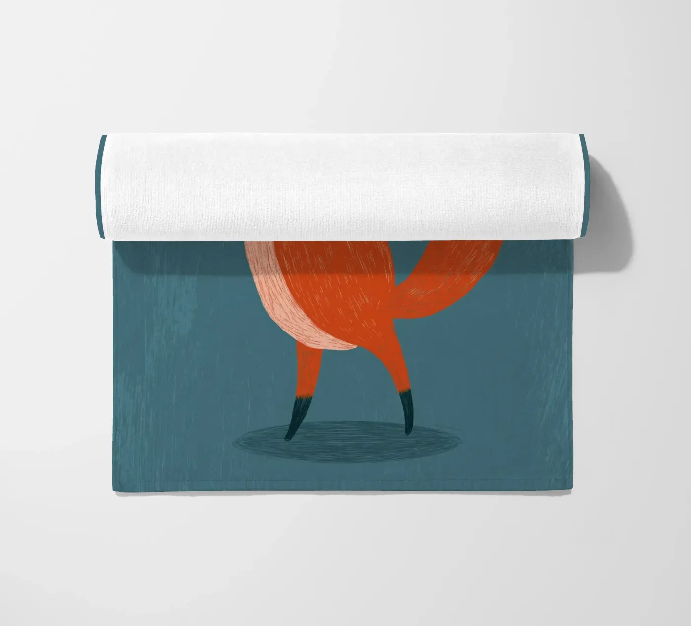 Dansende vos strandhanddoek van Pictura