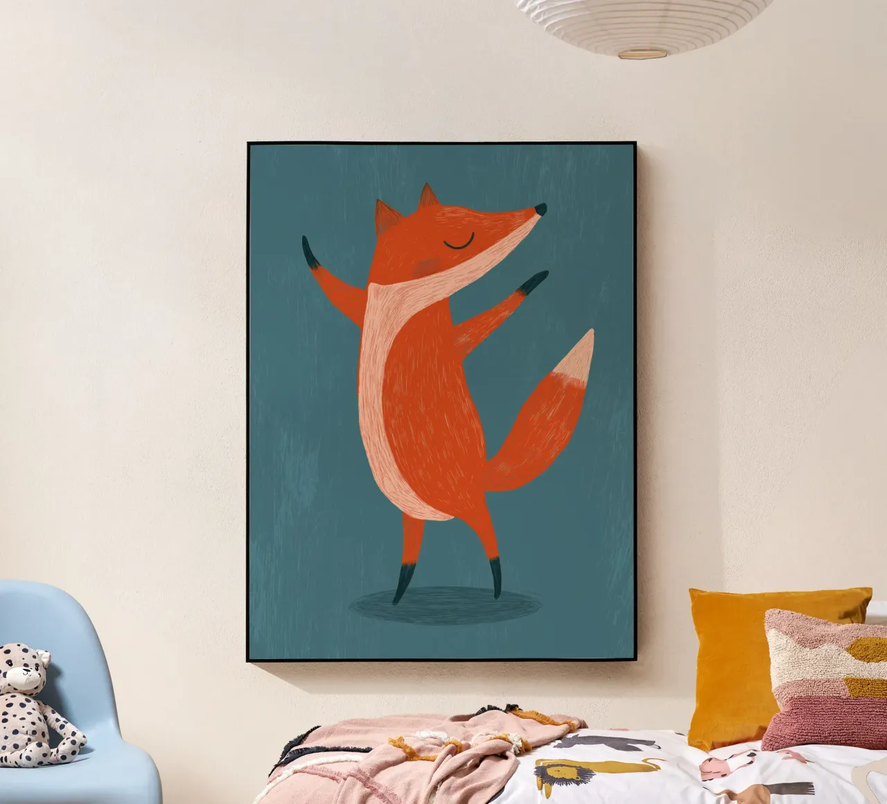 Dancing fox plexiglass da Pictura