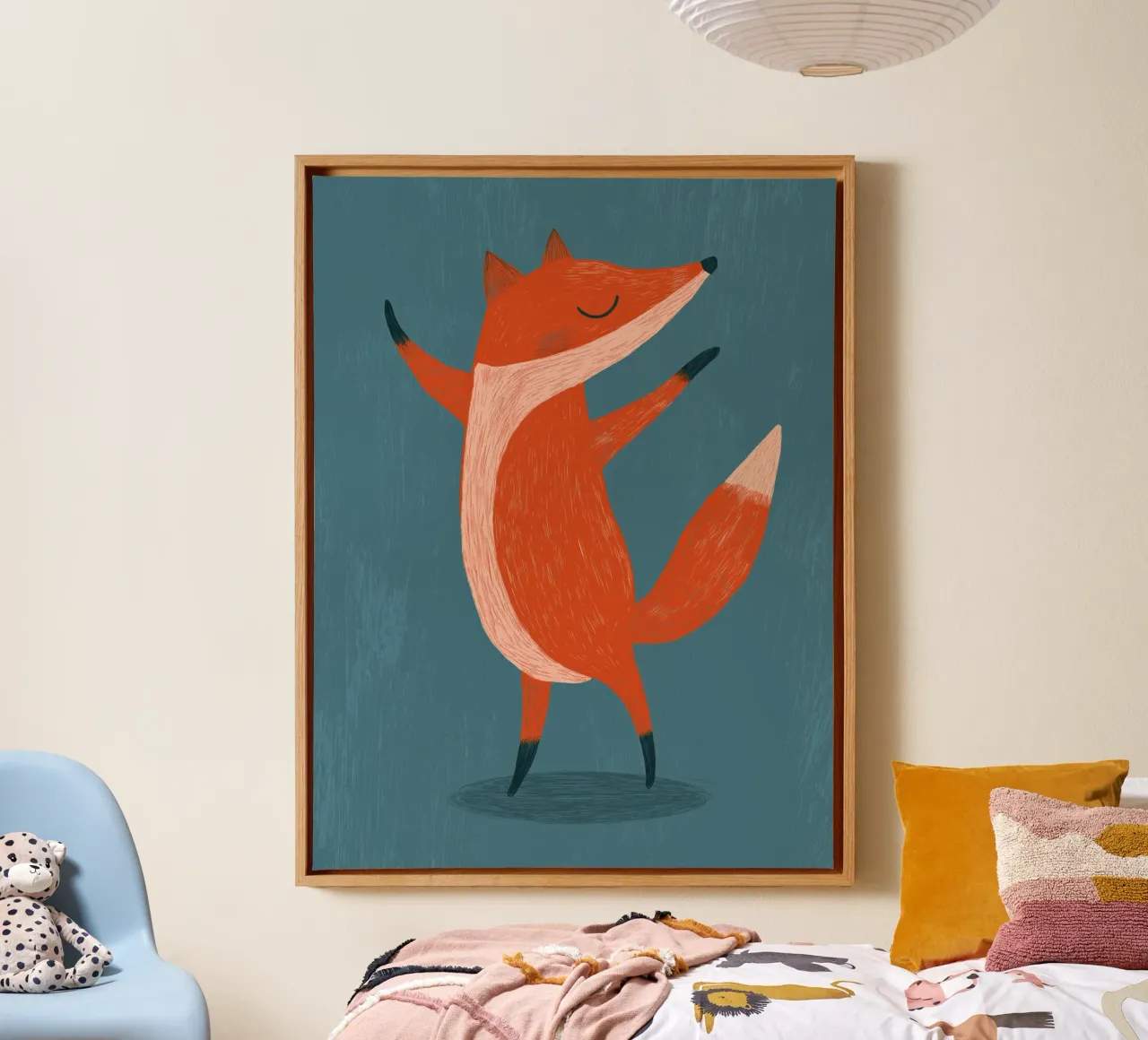 Volpe danzante tela da Pictura