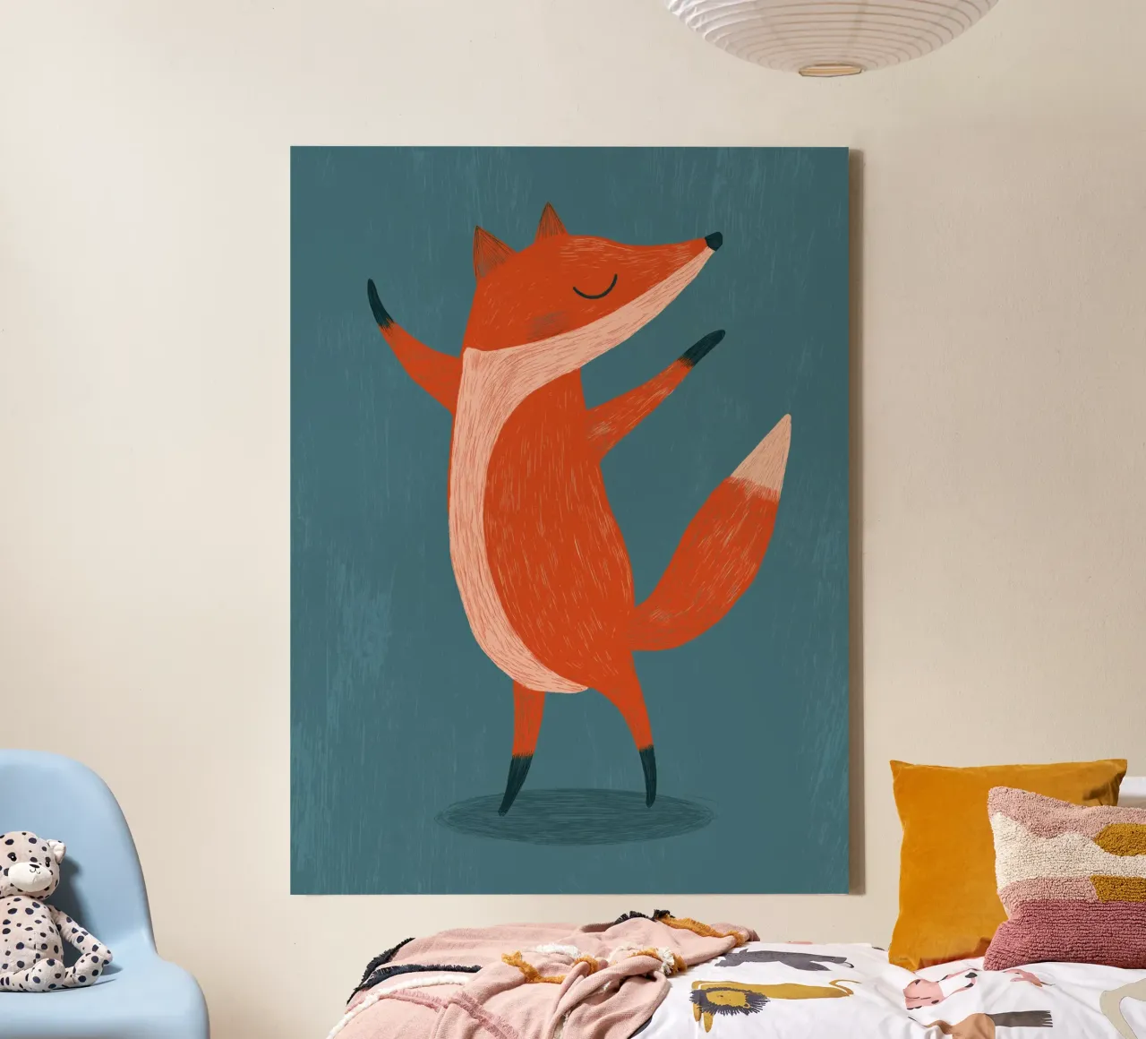 Volpe danzante tela da Pictura