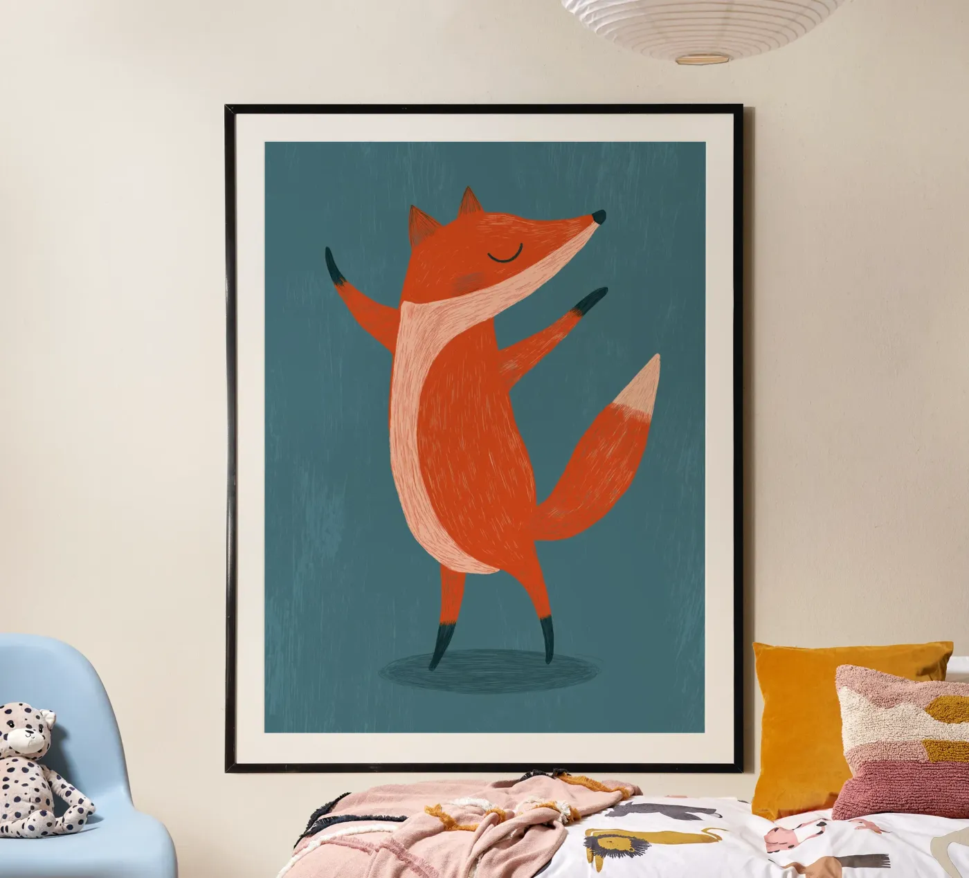 Dancing fox poster de Pictura