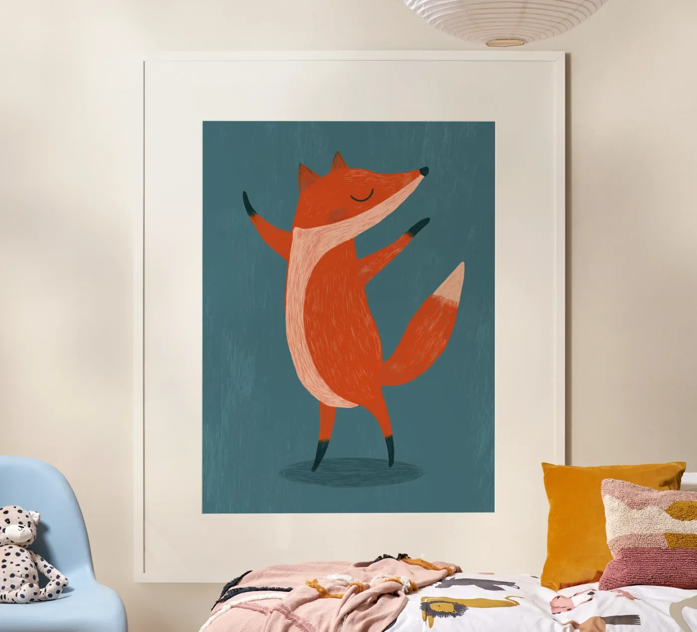 Dancing fox poster de Pictura
