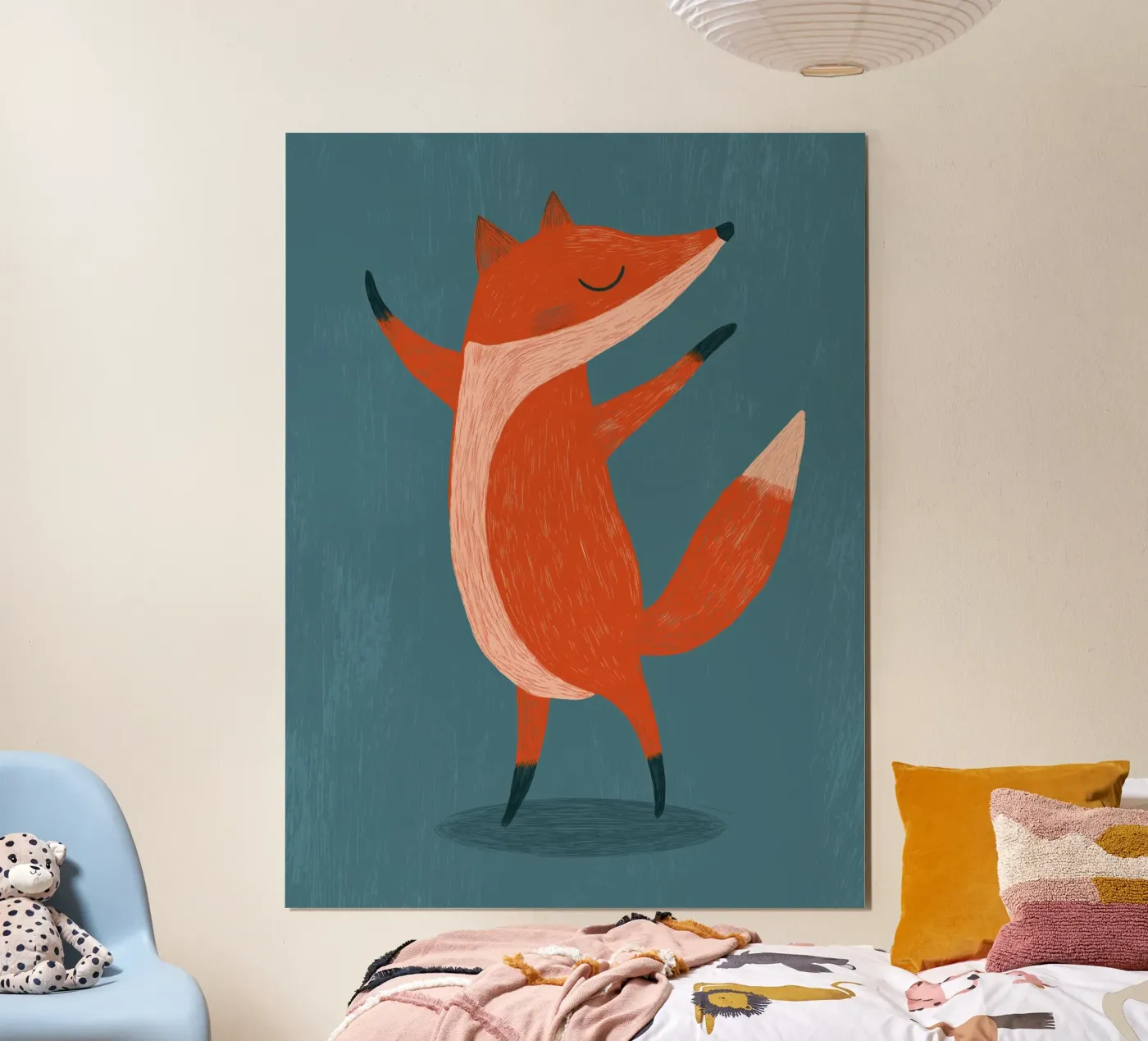 Dancing fox poster de Pictura