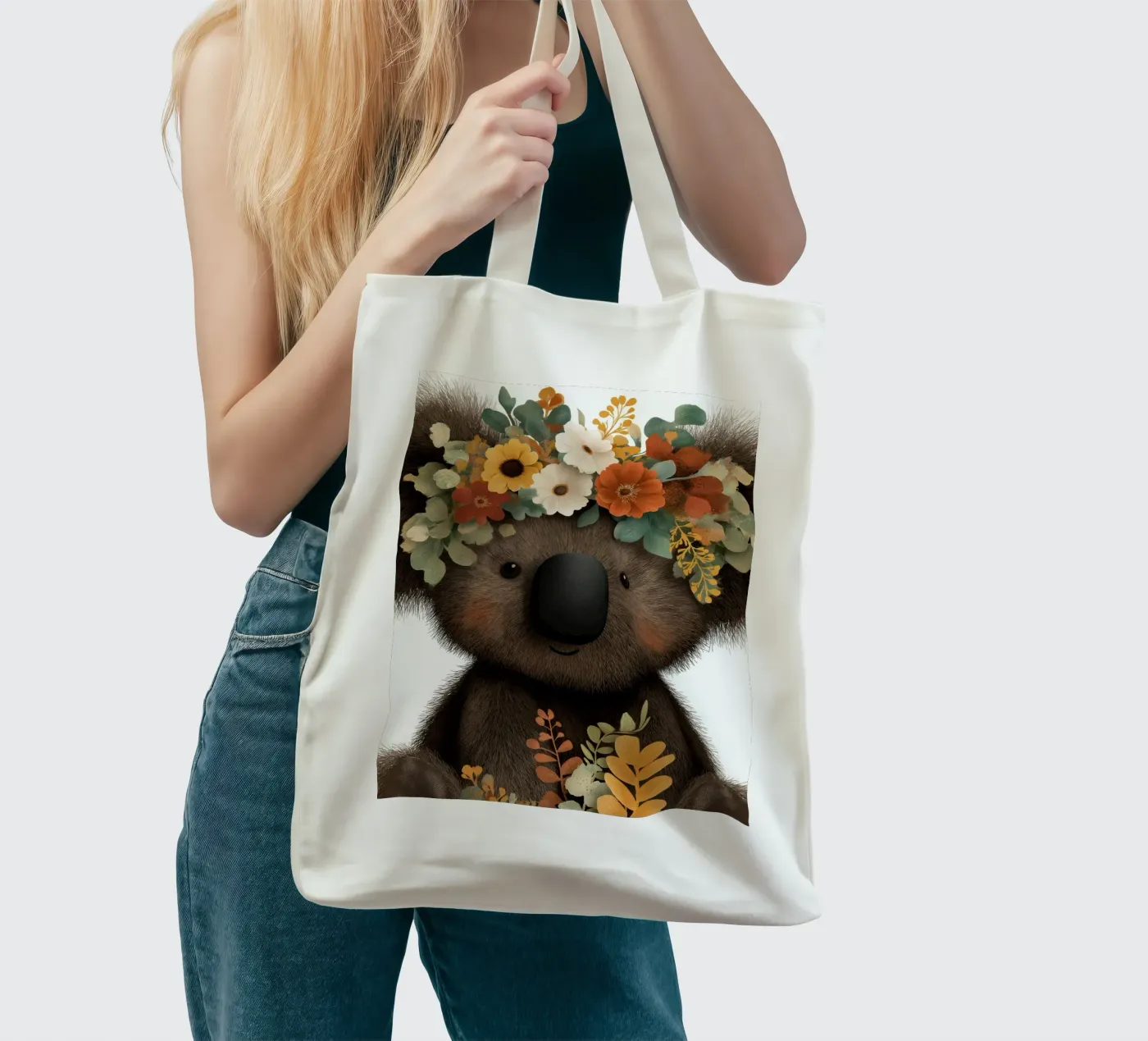 Bear tote bag by Pictura