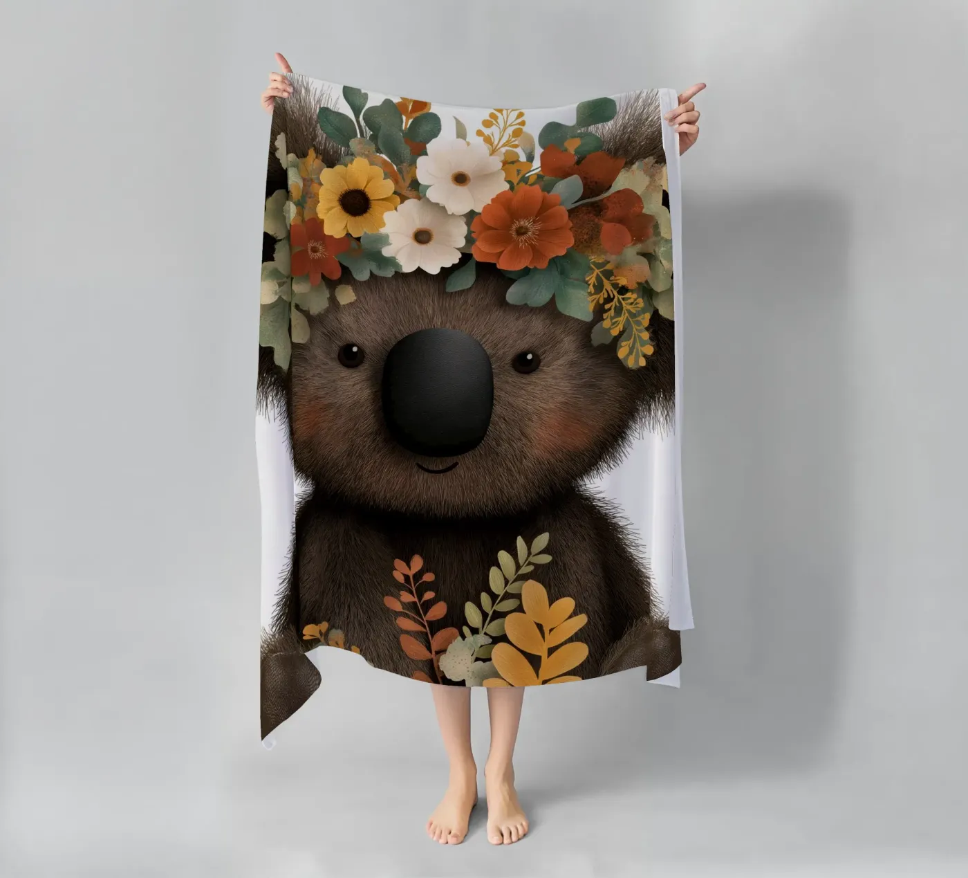 Bear beach towel by Pictura