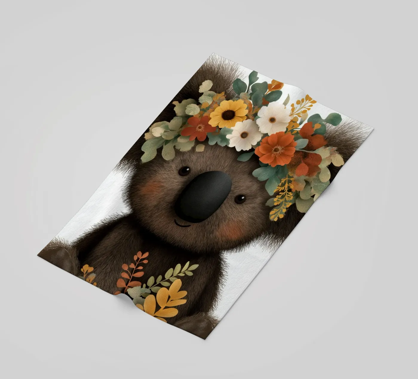 Bear beach towel by Pictura
