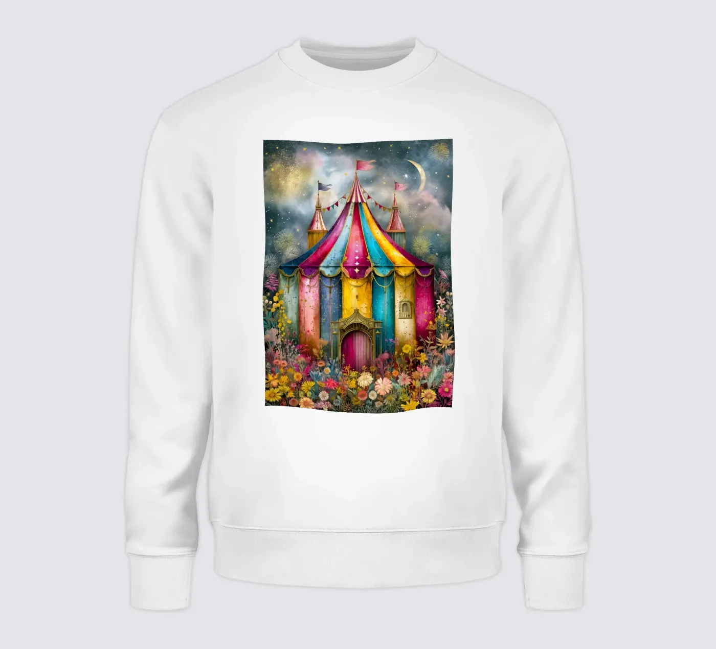 Circus sweatshirt van Justyna Jaszke JBJart