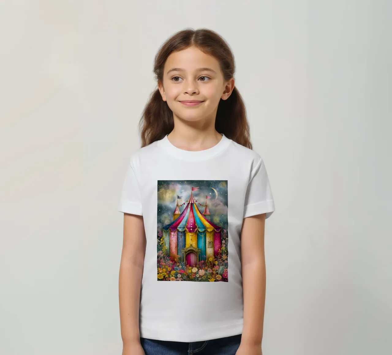 Circo t-shirt bambini da Justyna Jaszke JBJart