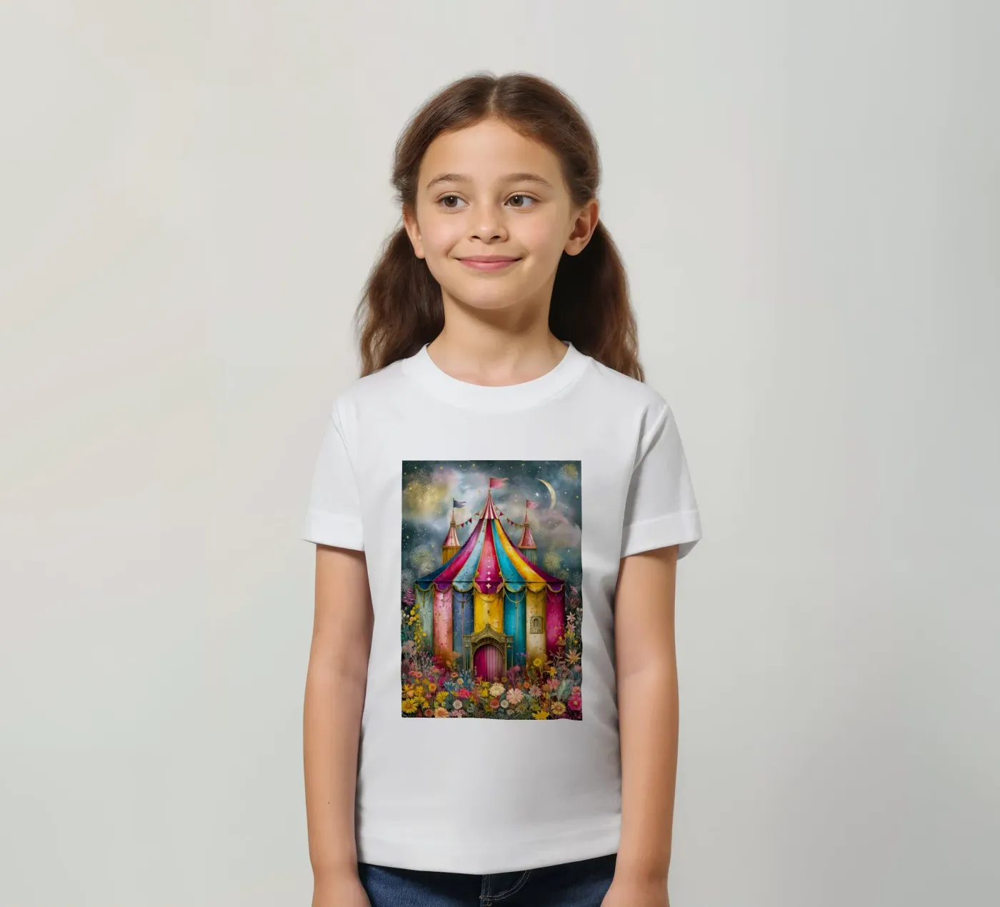 Circus kids t-shirt by Justyna Jaszke JBJart