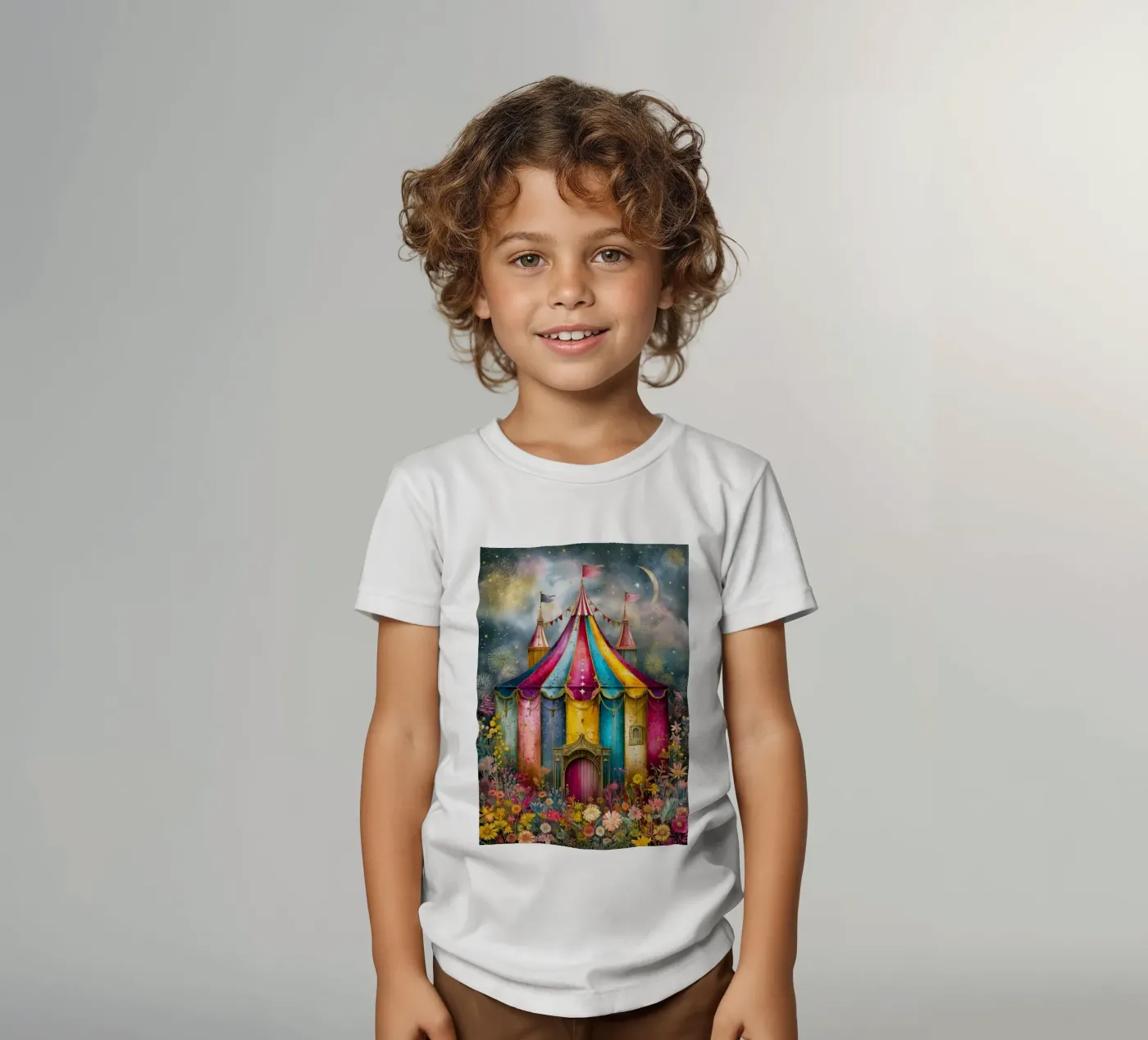 Circus t-shirt bambini da Justyna Jaszke JBJart