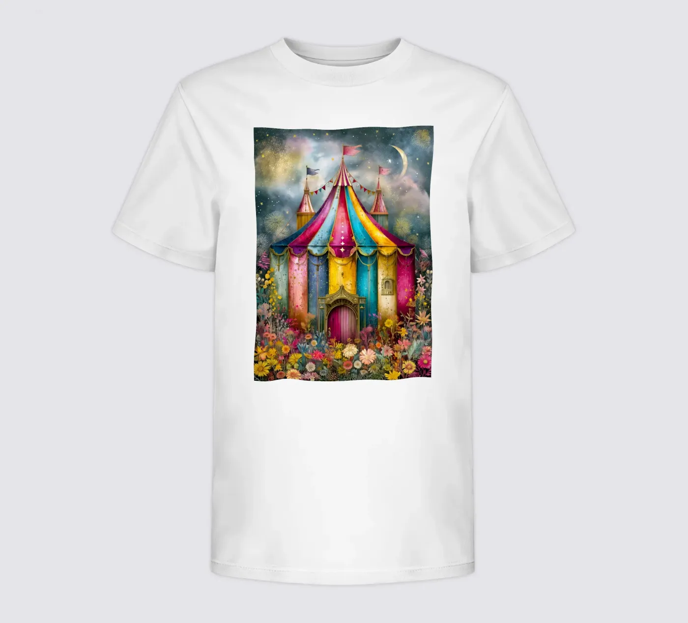 Circus kinder t-shirt van Justyna Jaszke JBJart