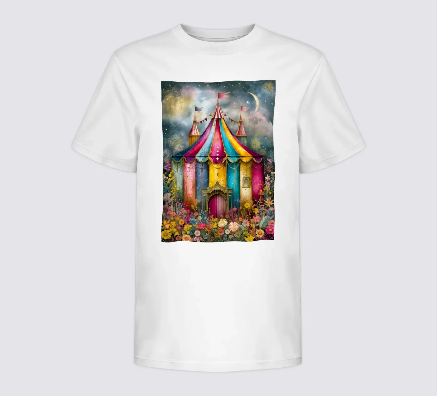 Circus kids t-shirt by Justyna Jaszke JBJart