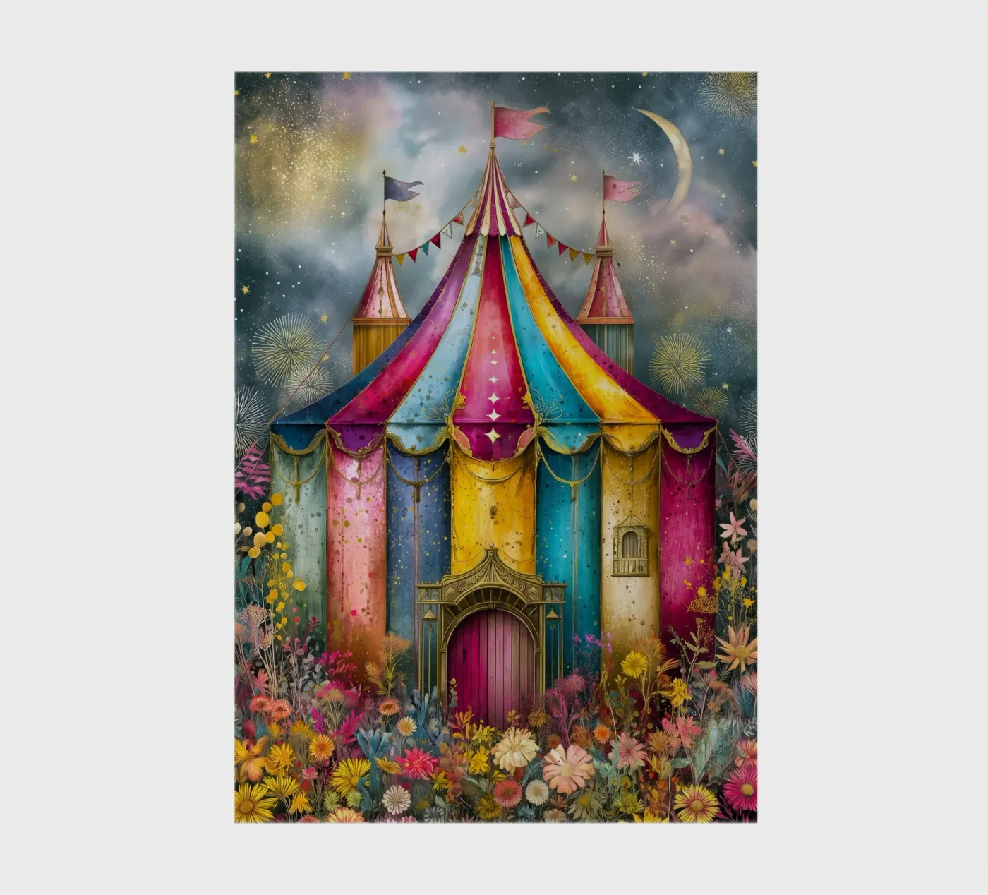 Circus notebook by Justyna Jaszke JBJart