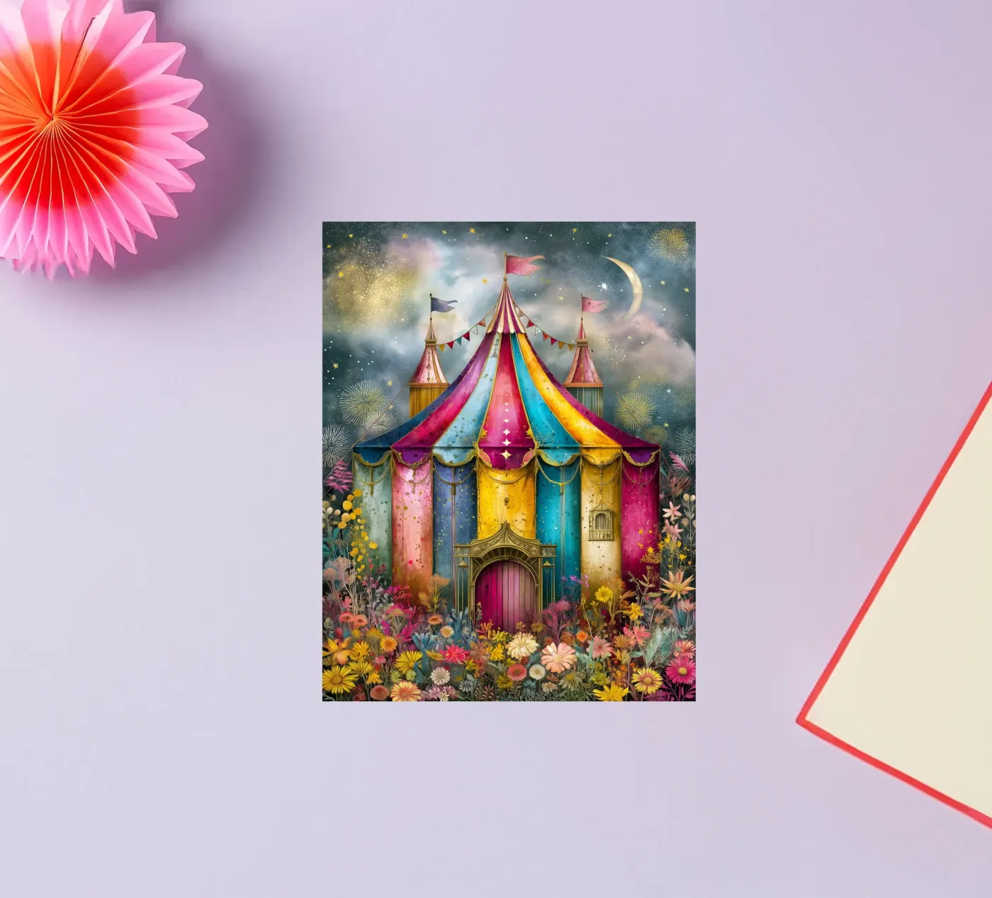 Circus sticker by Justyna Jaszke JBJart
