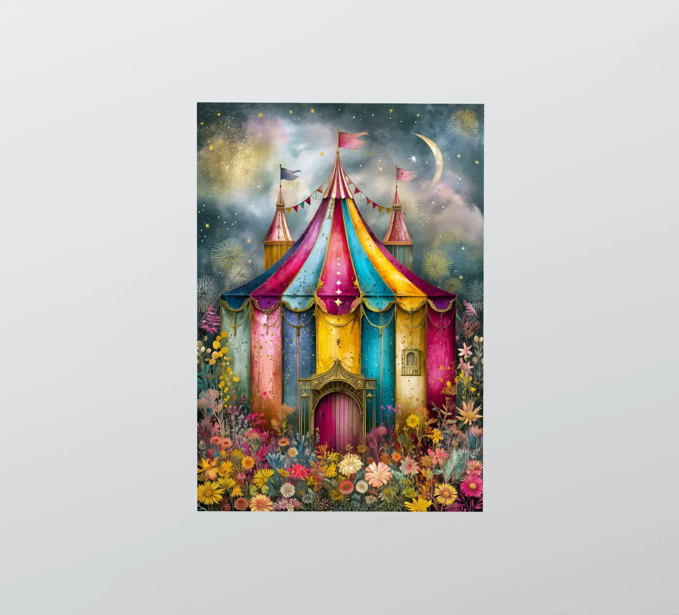 Circus sticker by Justyna Jaszke JBJart