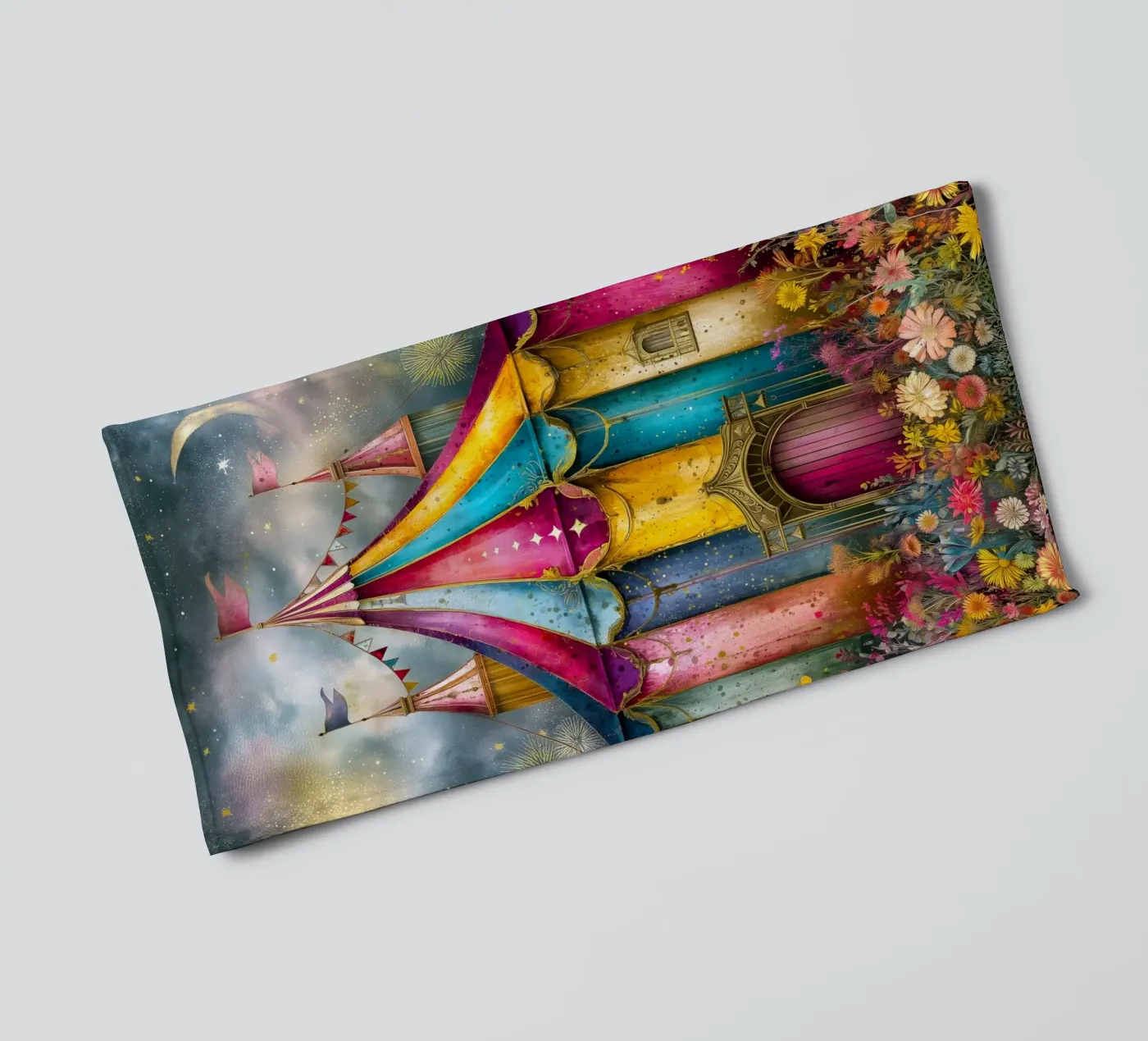 Cirque serviette de bain de Justyna Jaszke JBJart