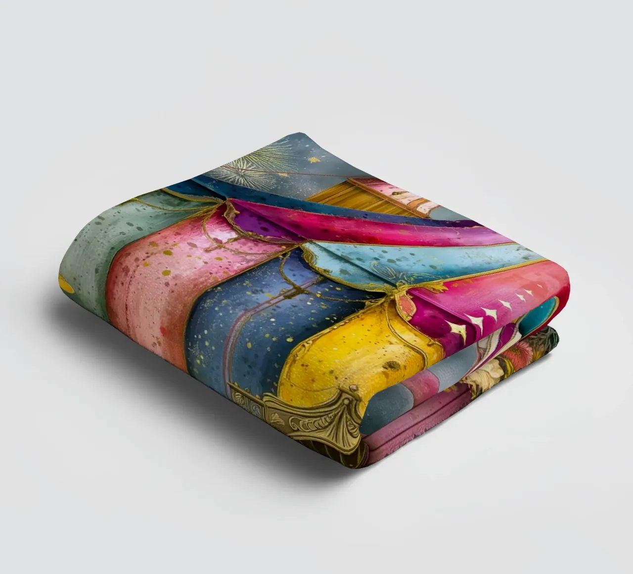 Circus badhanddoek van Justyna Jaszke JBJart