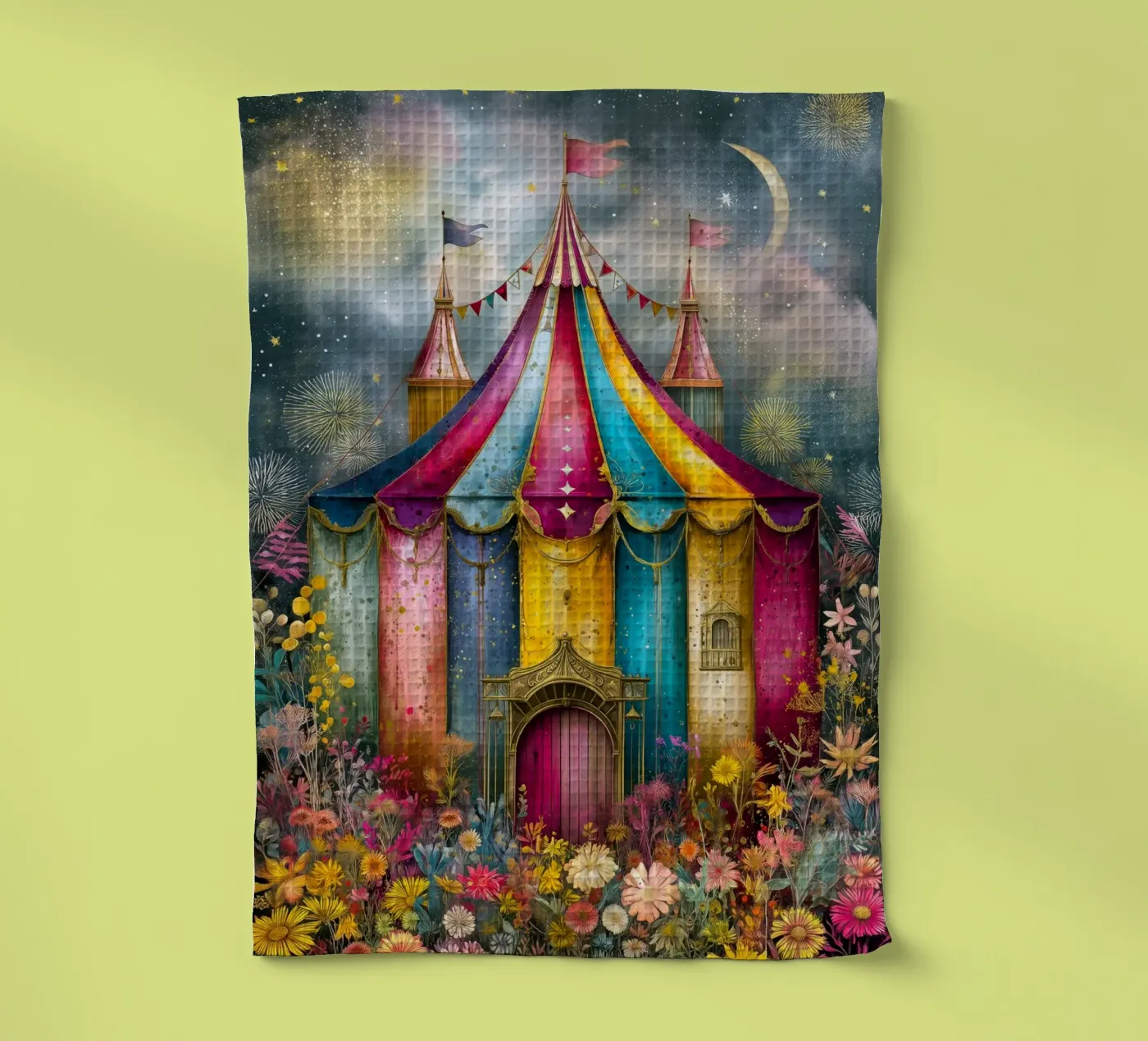 Circus Geschirrtuch von Justyna Jaszke JBJart