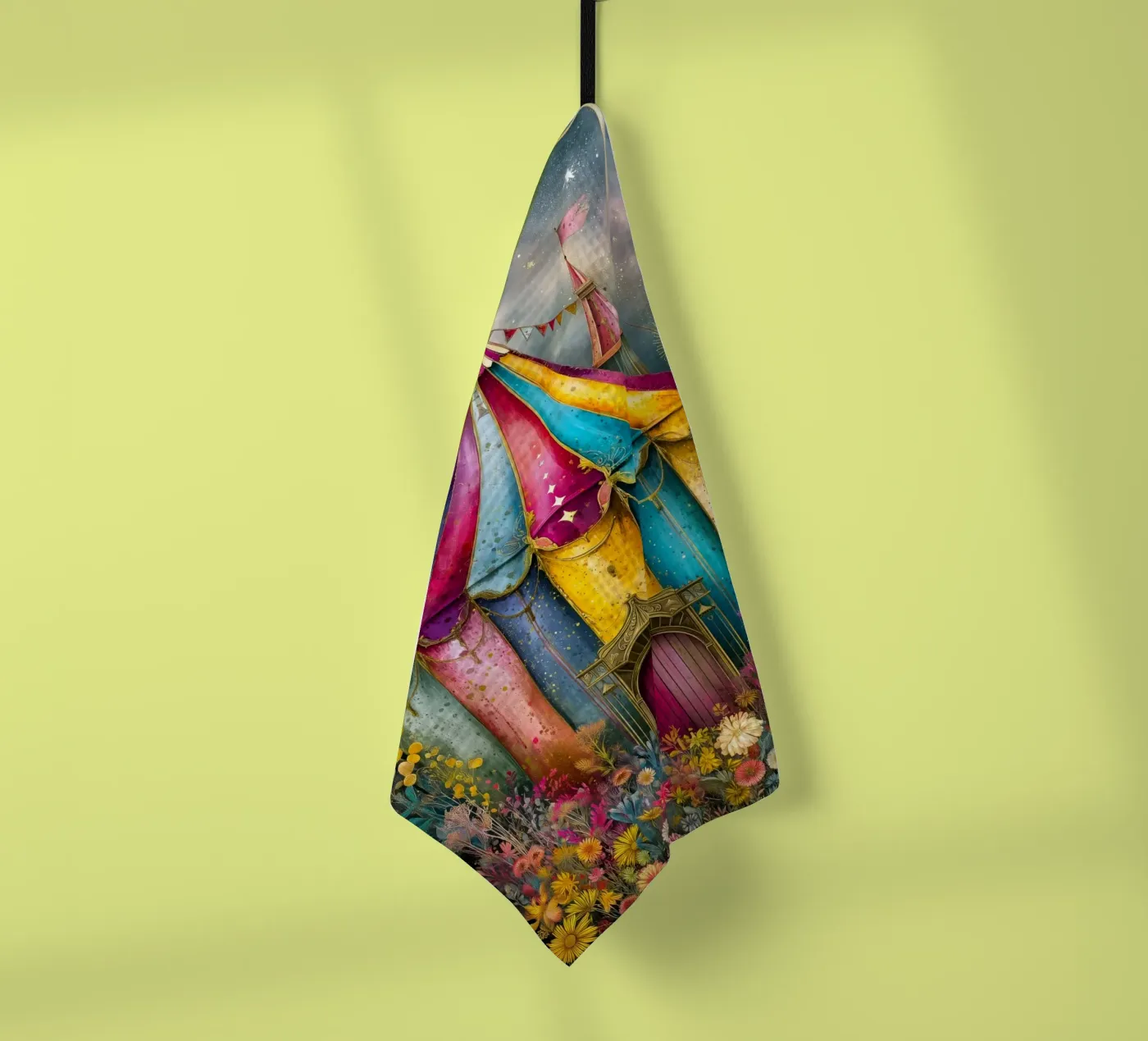 Circus Geschirrtuch von Justyna Jaszke JBJart