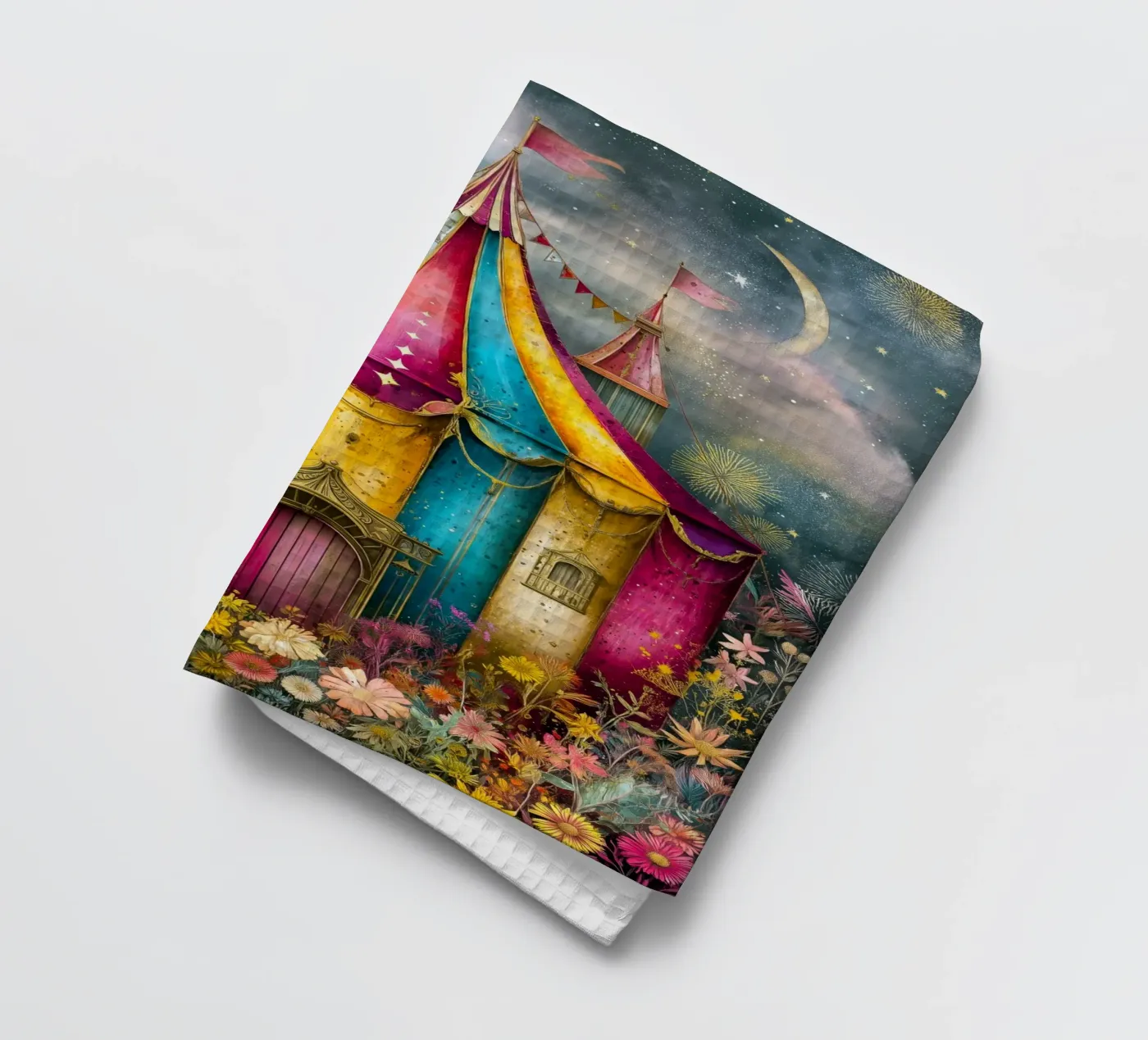 Circus Geschirrtuch von Justyna Jaszke JBJart