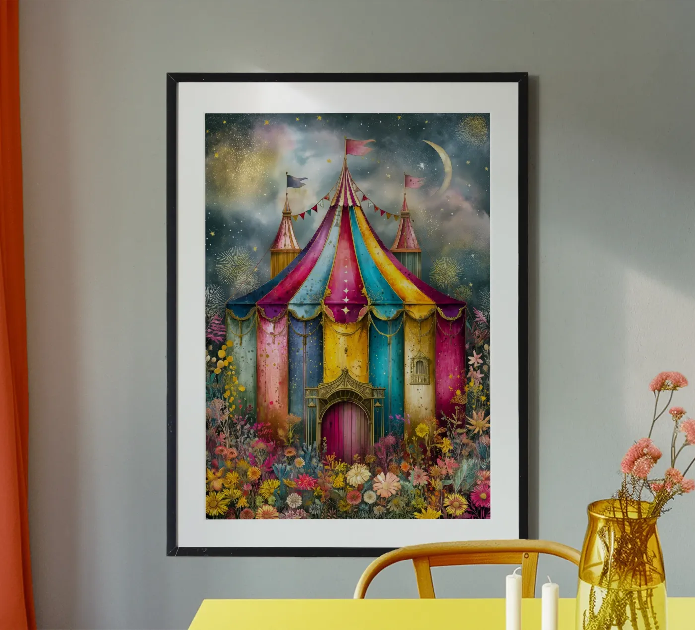 Circus poster by Justyna Jaszke JBJart