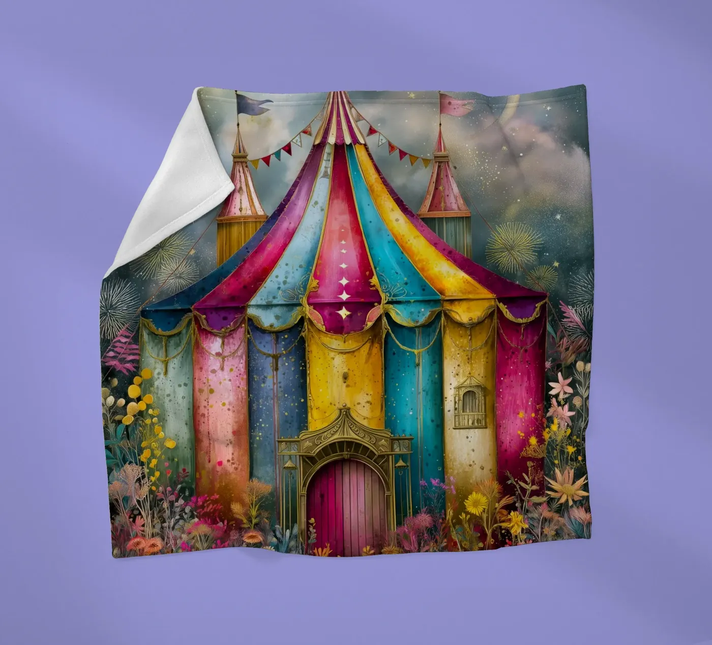 Circus Fleecedecke von Justyna Jaszke JBJart