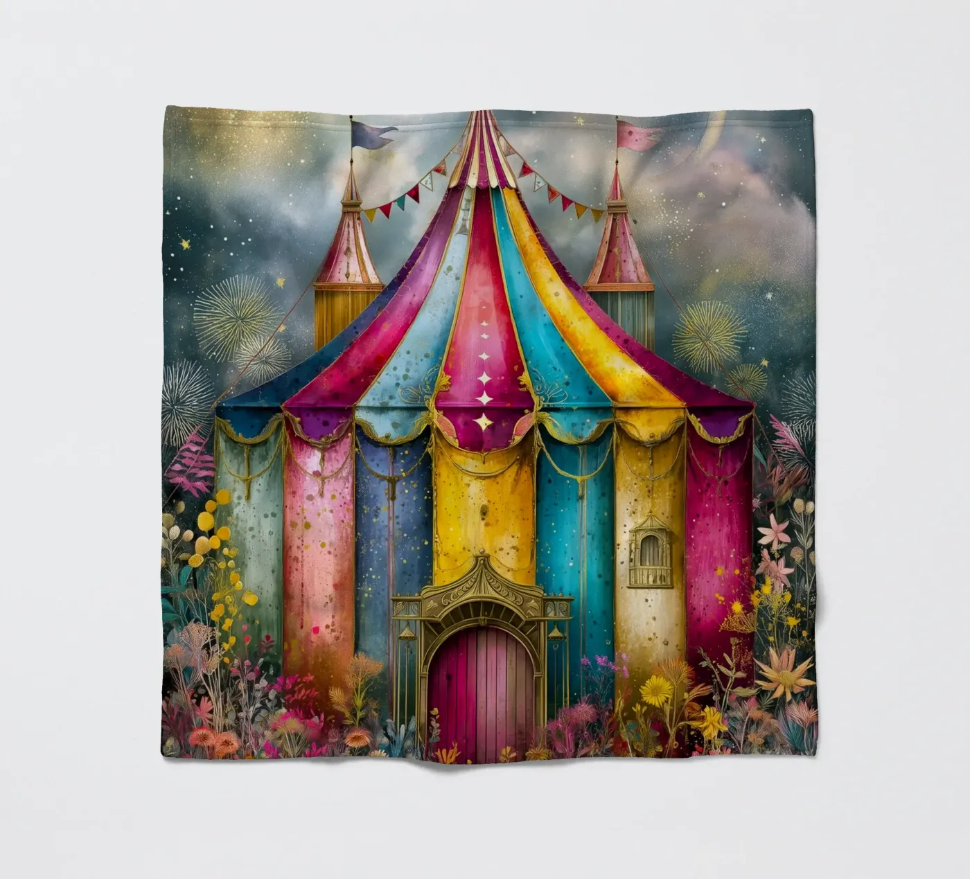Circus Fleecedecke von Justyna Jaszke JBJart