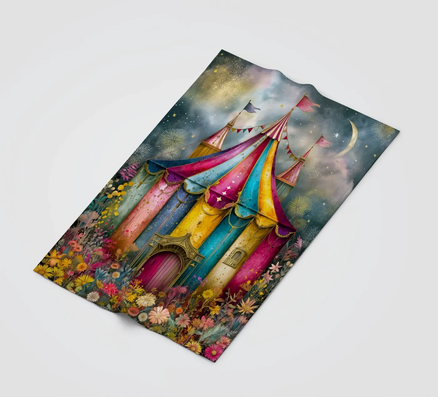 Circus Fleecedecke von Justyna Jaszke JBJart