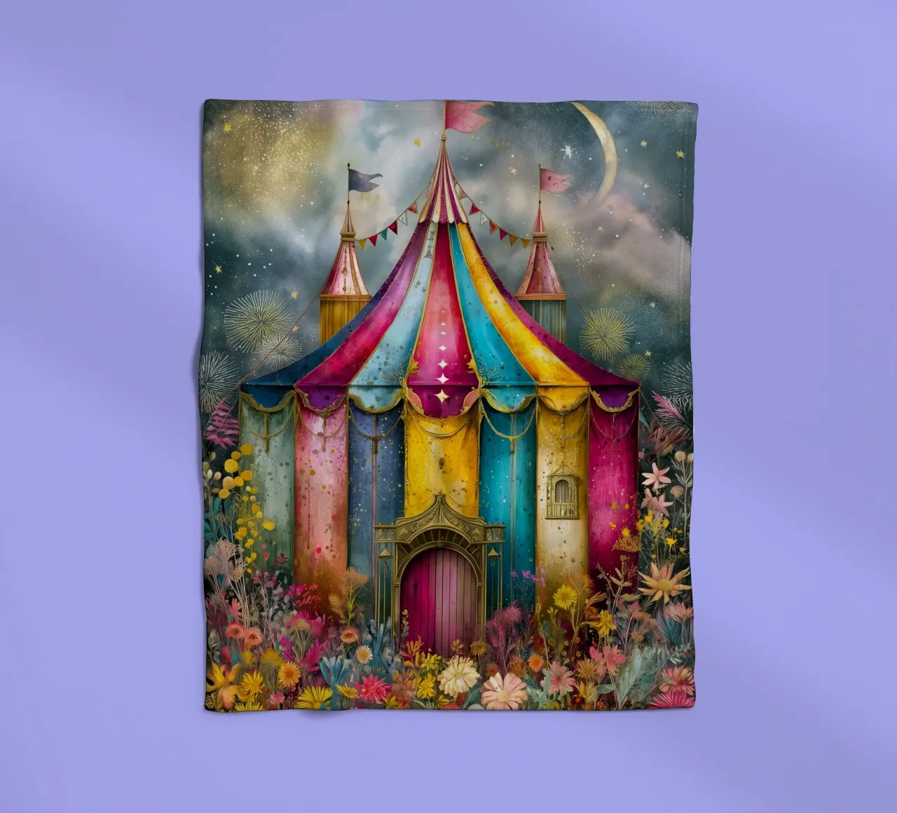 Cirque plaid polaire de Justyna Jaszke JBJart