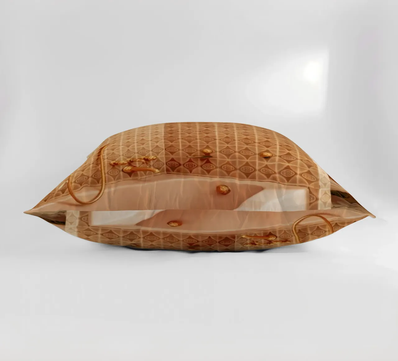 Pink And Golden Sink cuscino da Sebastian Hilgetag